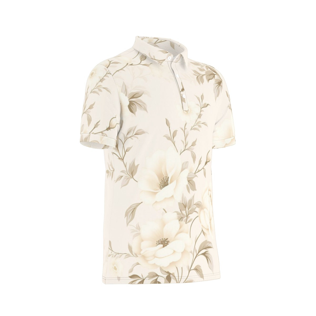 Classic Bloom Statement Stretch Polo Shirt
