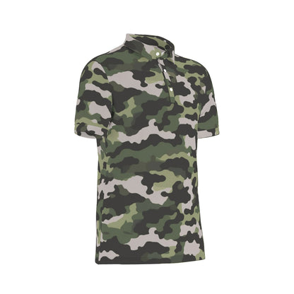 Dressed-up Camo Stretch Polo Shirt