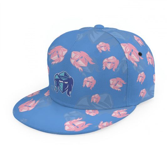 Rowdy Ruckers Flat Brim Baseball Cap - Stylish Rugby Headwear