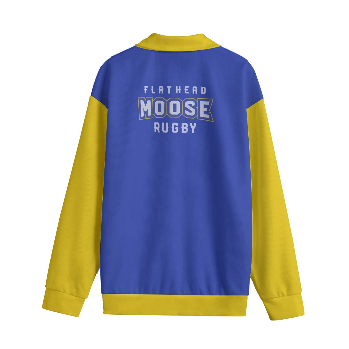 Moose Rugby Lapel Collar Sweater