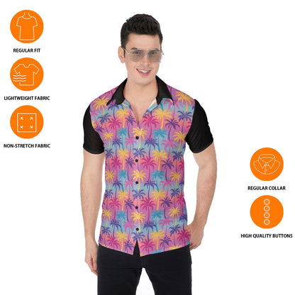 Men's short Sleeve Button Up Shirt - Click to view more designs