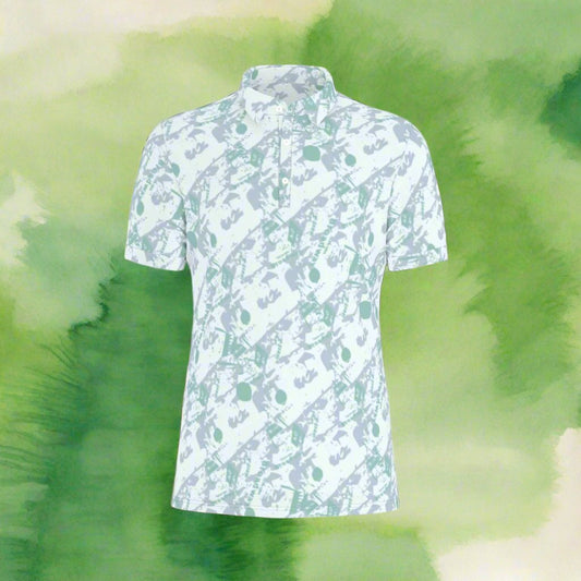 Desert Bloom Stretch Polo Shirt