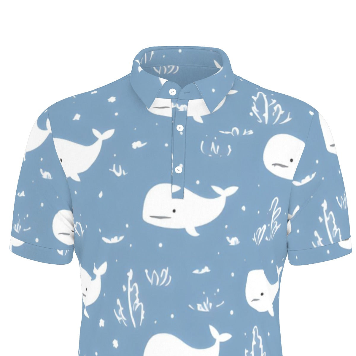Whale of a Shot Stretch Polo Shirt