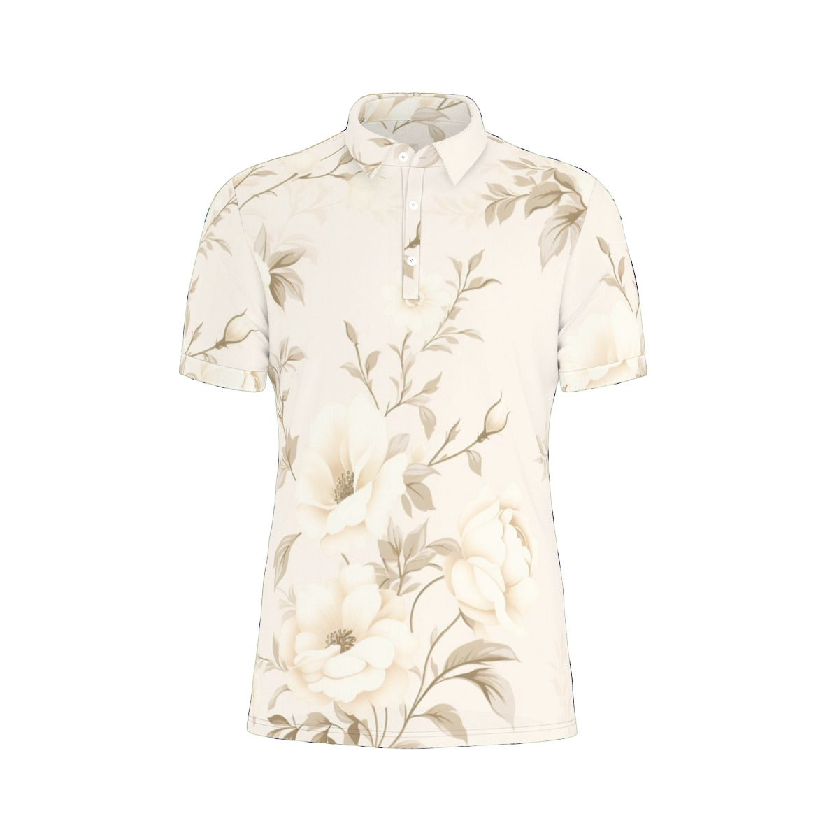 Classic Bloom Statement Stretch Polo Shirt
