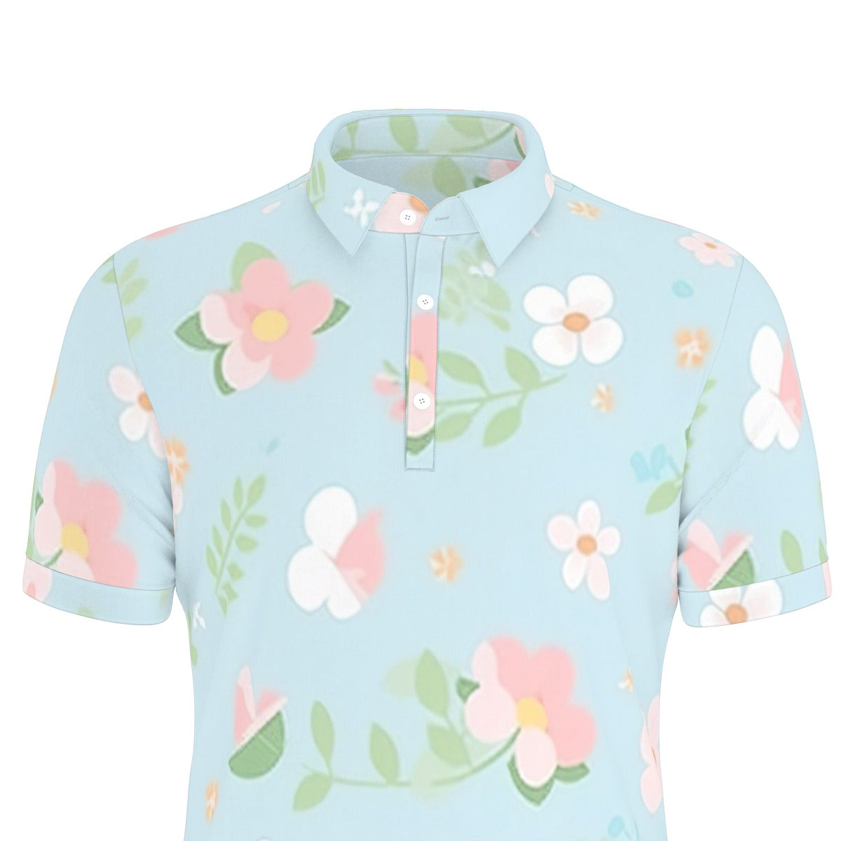 Springtime Serenade Stretch Polo Shirt