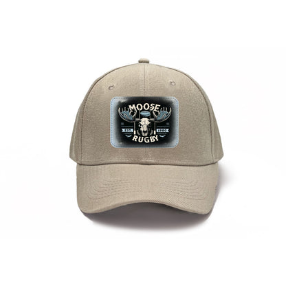 Vintage Moose Rugby Baseball Cap - Stylish Rugby Headwear
