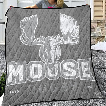 Flathead Moose Lightweight & Breathable Quilt With Edge-wrapping Strips