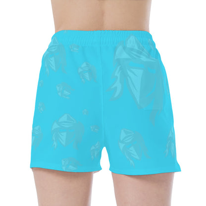 Rowdy Ruckers Women's Wide Waistband Sport Shorts