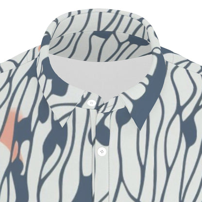 Oceanic Drift Stretch Polo Shirt
