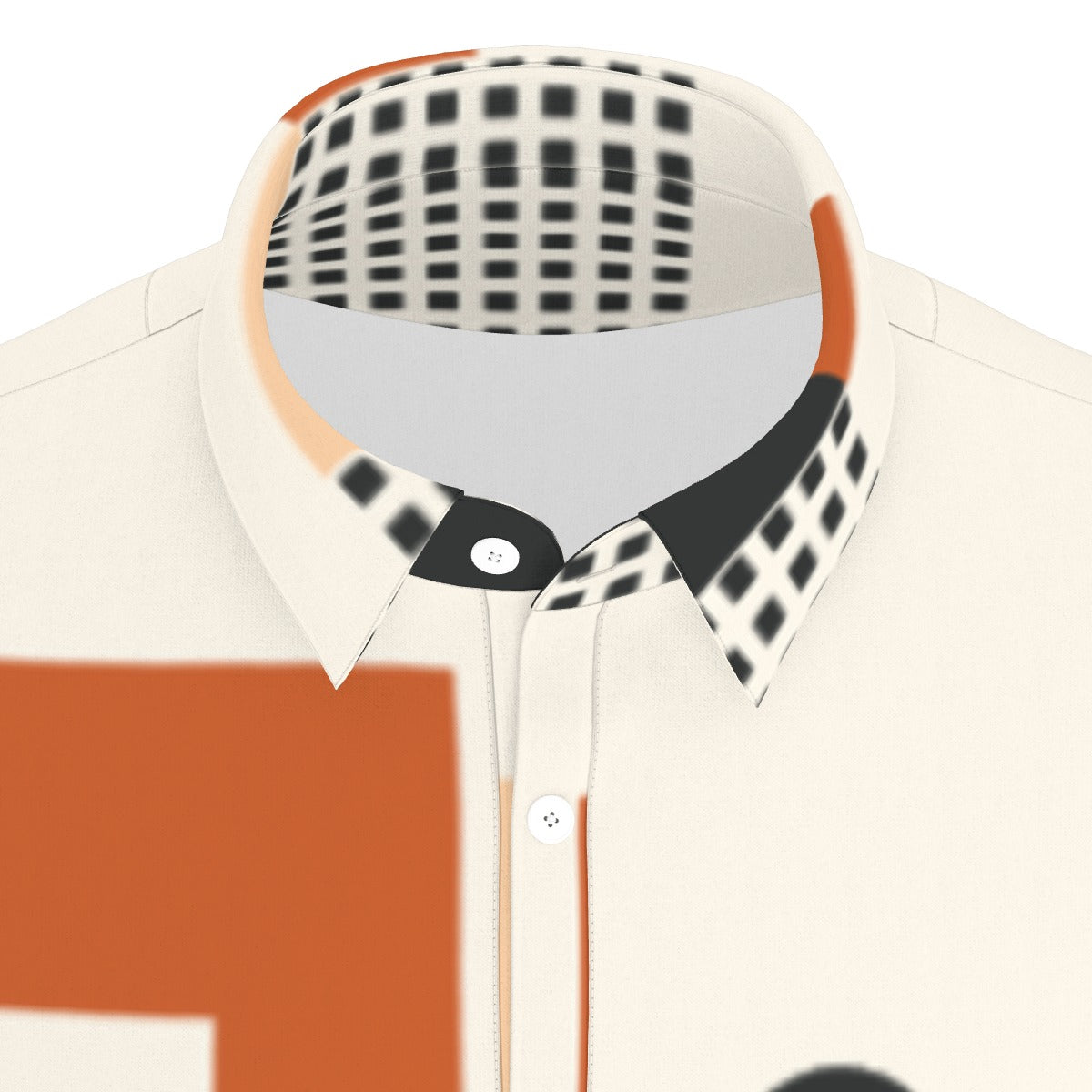 Geometric Art Polo Shirt: A vibrant, modern design inspired by geometric patterns.