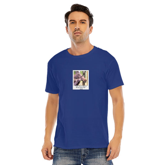 This is what a Moose looks like - Unisex O-neck Short Sleeve T-shirt | 180GSM Cotton (DTF)