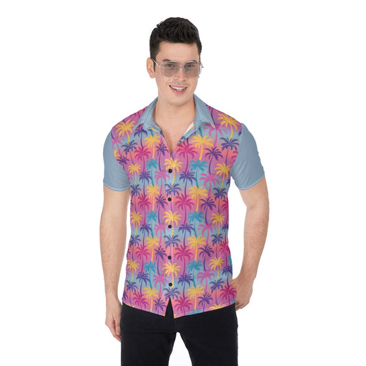 Grey Short Sleeve Button up - Click to view more designs