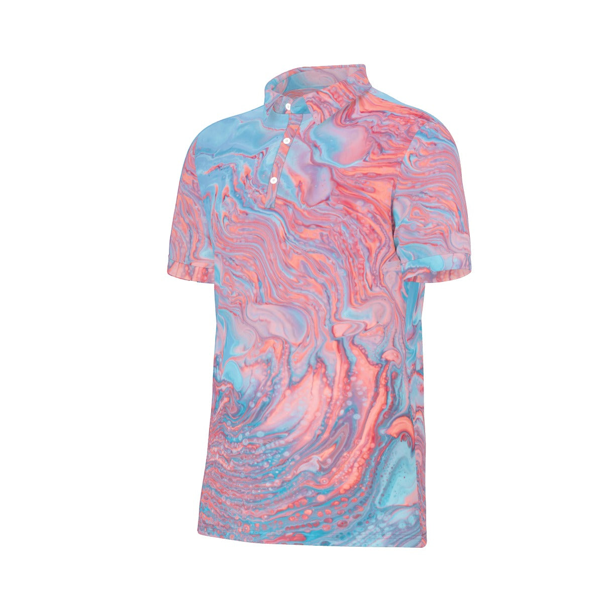 Majestic Marble Stretch Polo Shirt