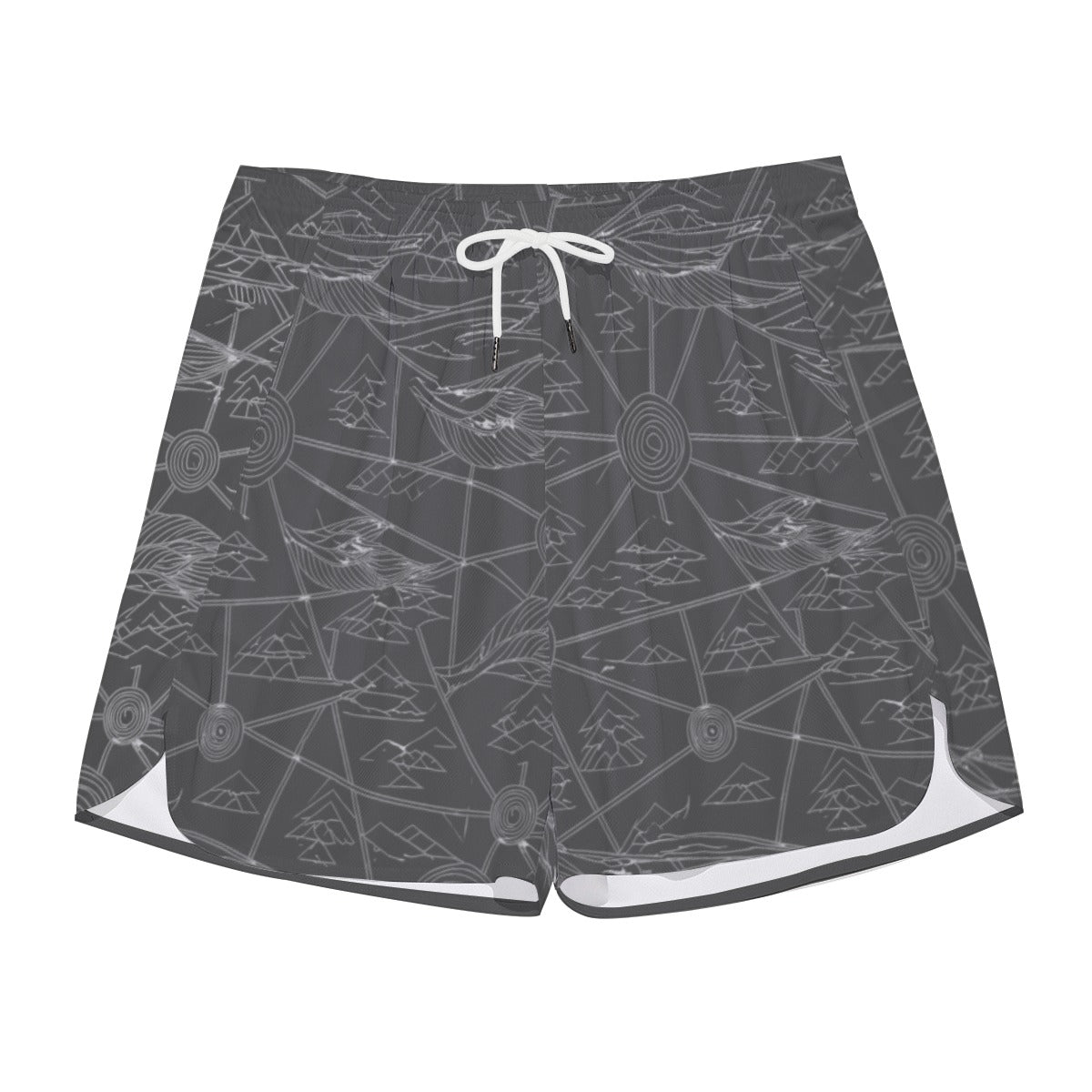 Men's Side Split Running Sport Shorts