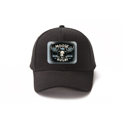 Vintage Moose Rugby Baseball Cap - Stylish Rugby Headwear