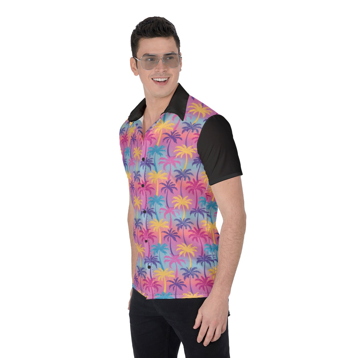 Men's short Sleeve Button Up Shirt - Click to view more designs