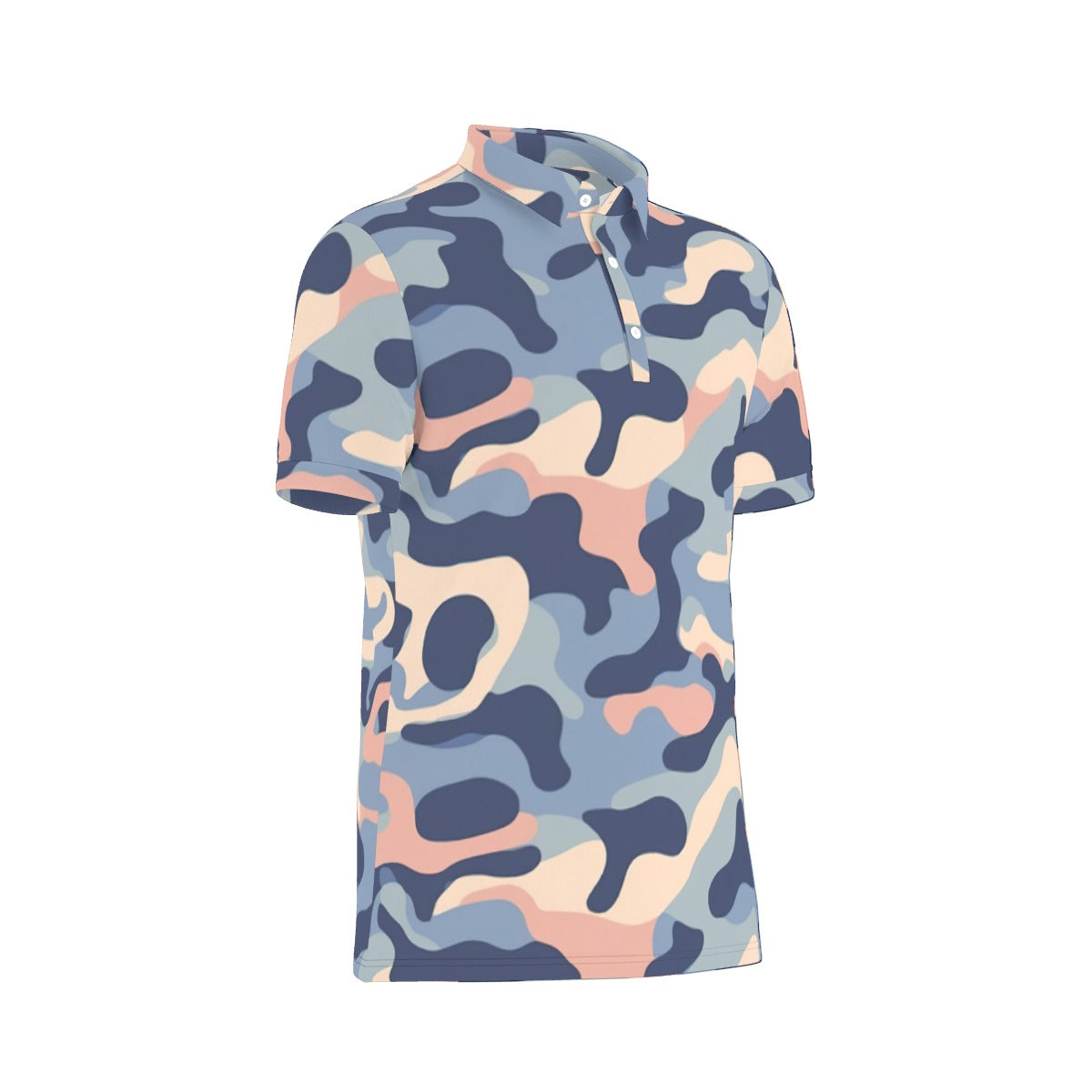 Seaside Camo Stretch Polo Shirt