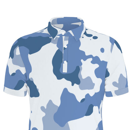 Marine Stealth Camo Stretch Polo Shirt
