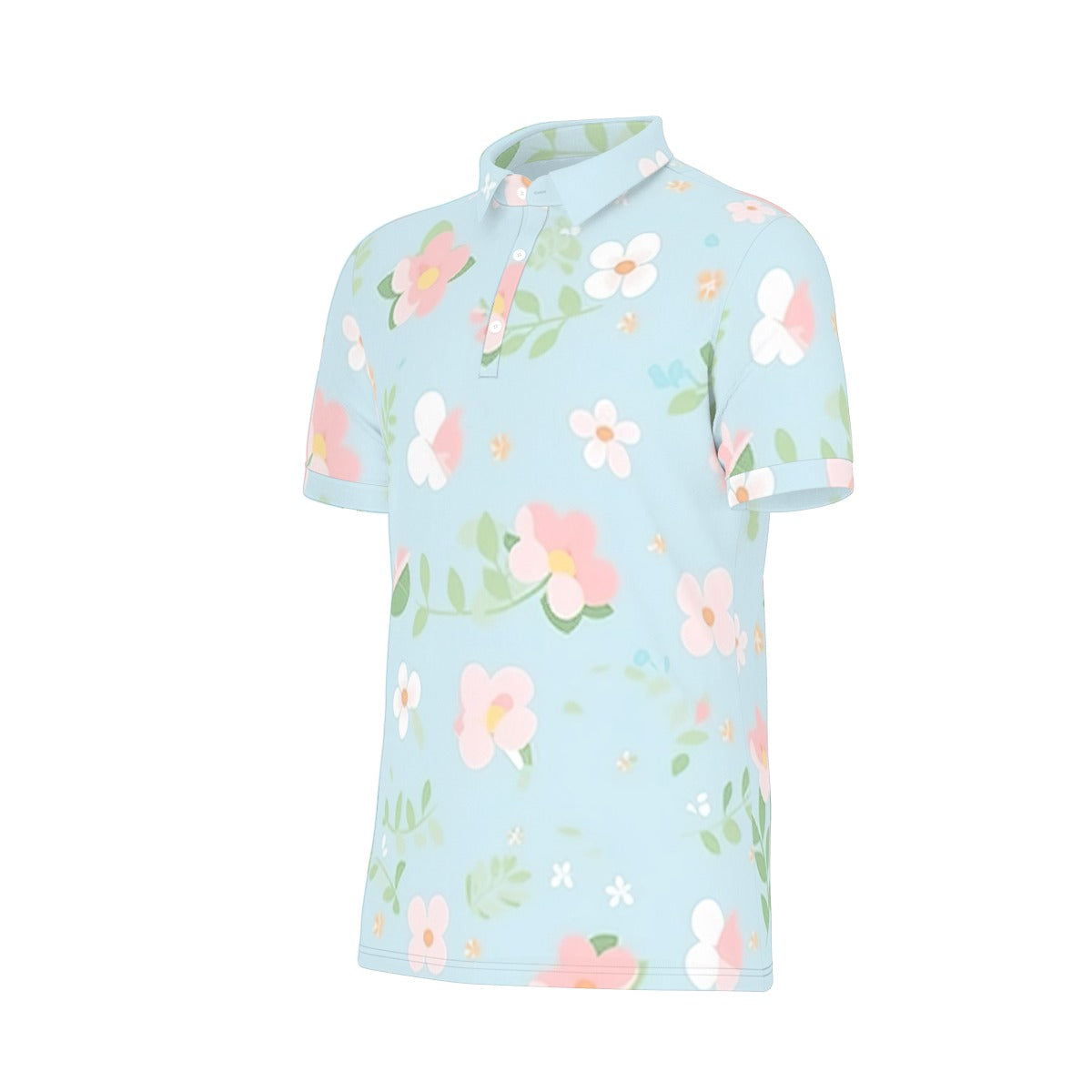 Springtime Serenade Stretch Polo Shirt