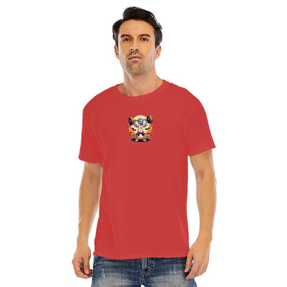 Customizable Fitness Halloween Graphic Unisex O-neck Short Sleeve T-shirt | 180GSM Cotton (DTF)