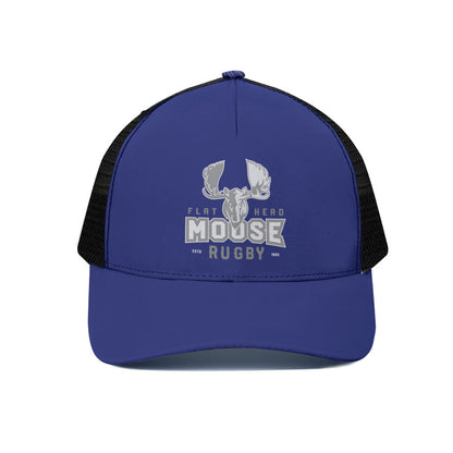 Flathead Moose Trucker Hat With Black Half-mesh