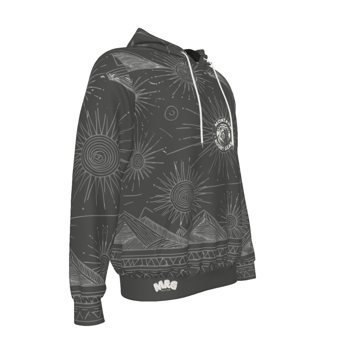 MRG Montana tribal Men's Pullover Hoodie | Interlock