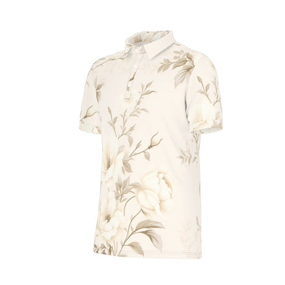 Classic Bloom Statement Stretch Polo Shirt