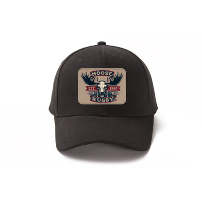 Vintage Moose Rugby Baseball Cap - Stylish Rugby Headwear