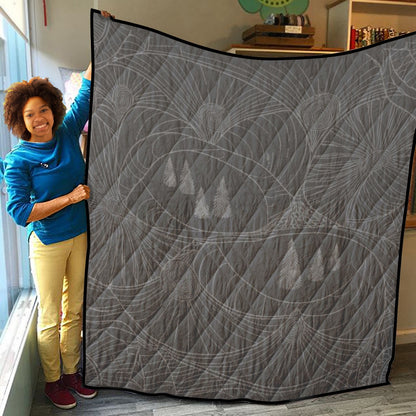 Lightweight & Breathable Quilt With Edge-wrapping Strips
