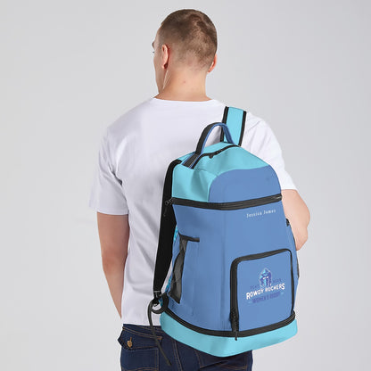 Rowdy Rucker's Team Backpack - Custom Name and Initials - Boot Pocket