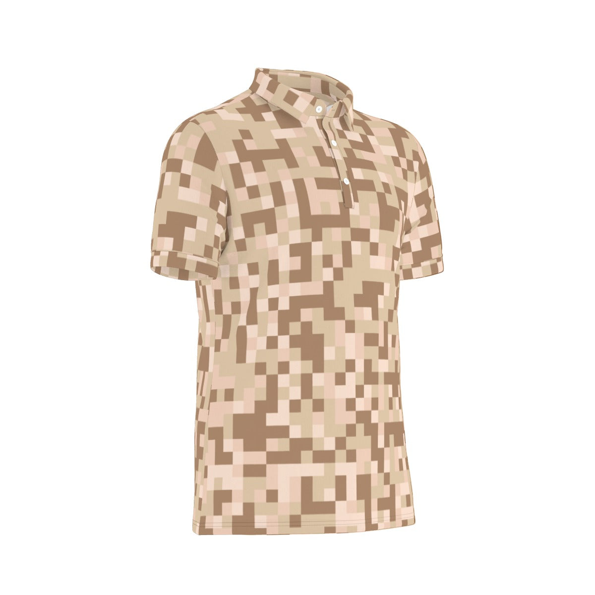 Desert Digital Camo Stretch Polo Shirt