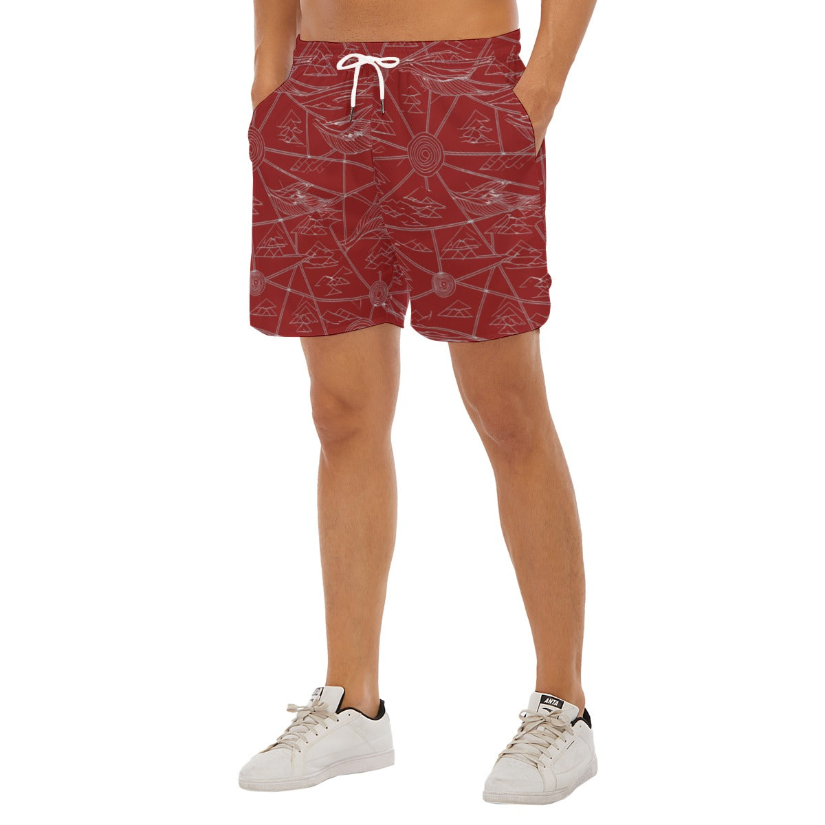Men's Side Split Running Sport Shorts