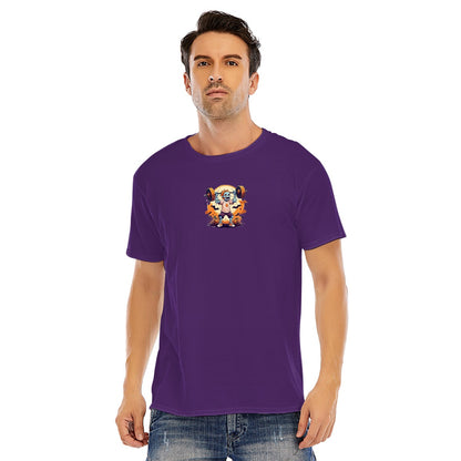 Customizable Fitness Halloween Graphic Unisex O-neck Short Sleeve T-shirt | 180GSM Cotton (DTF)
