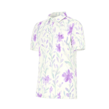 All-Over Print Men's Stretch Polo Shirt