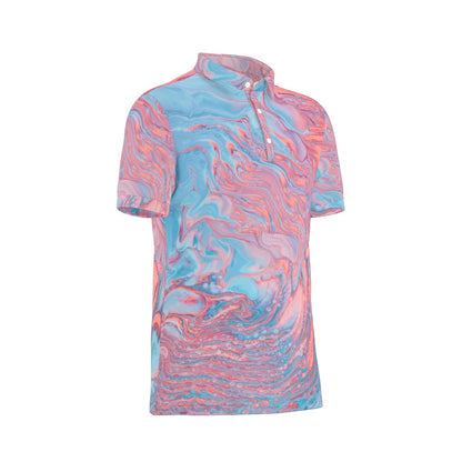 Majestic Marble Stretch Polo Shirt