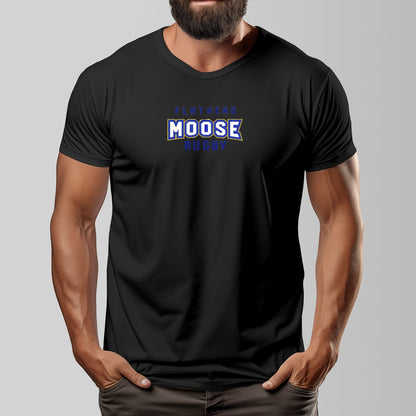 Flathead Moose Rugby Unisex O-neck Short Sleeve T-shirt | 180GSM Cotton (DTF)