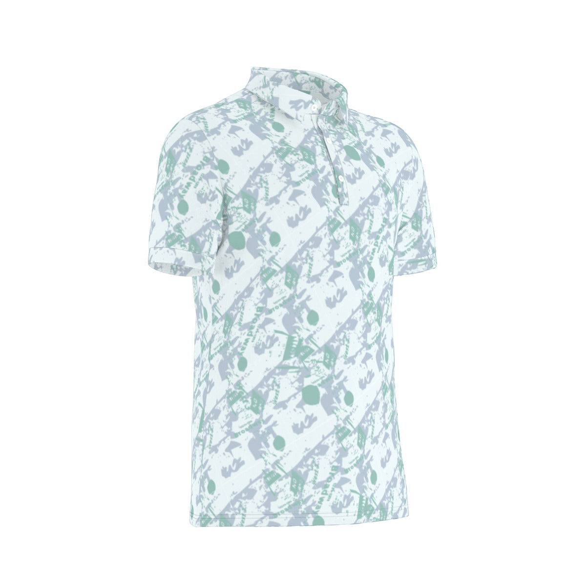Desert Bloom Stretch Polo Shirt