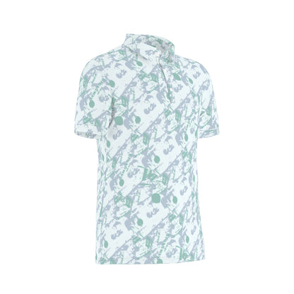 Desert Bloom Stretch Polo Shirt