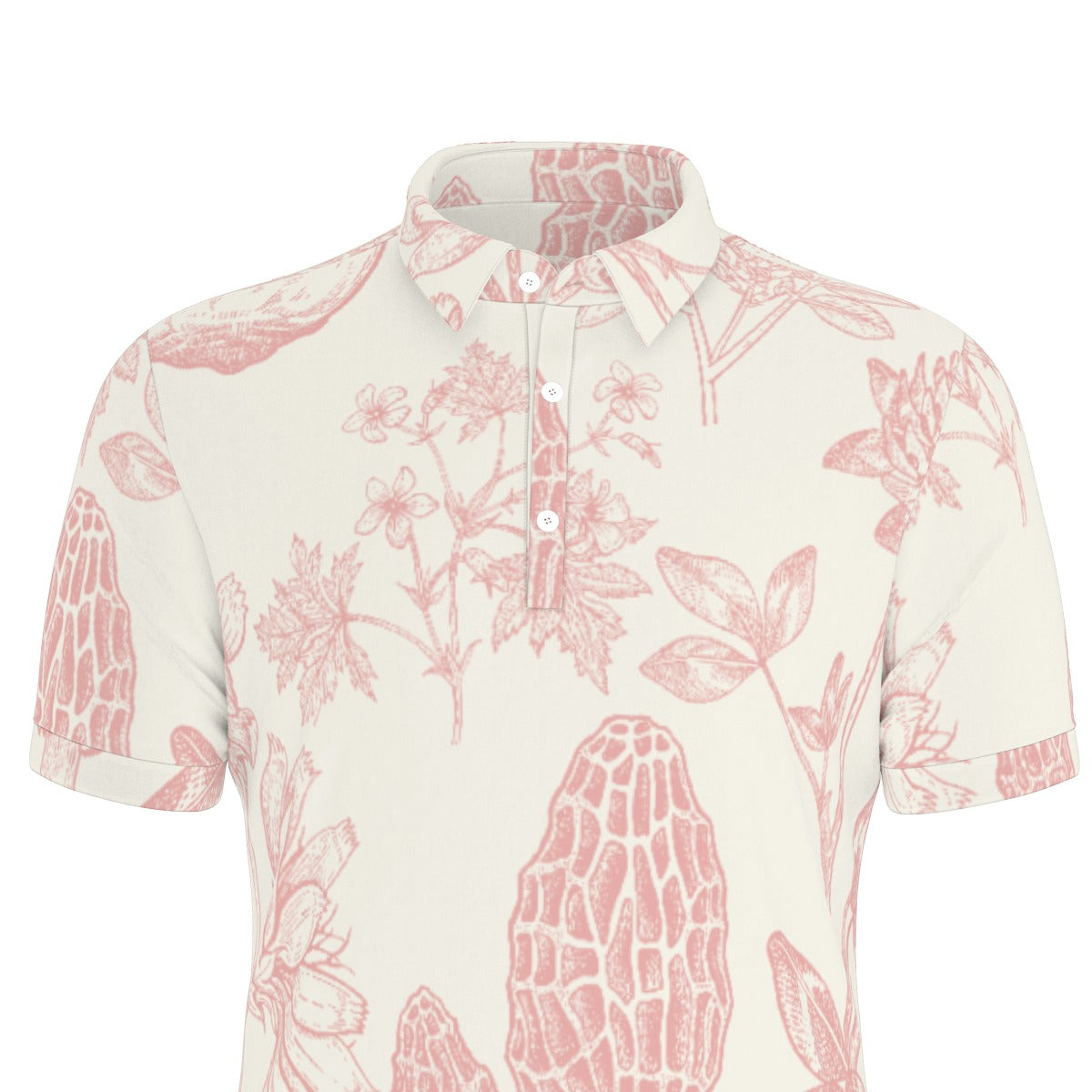 Flora & Fungi Stretch Polo Shirt