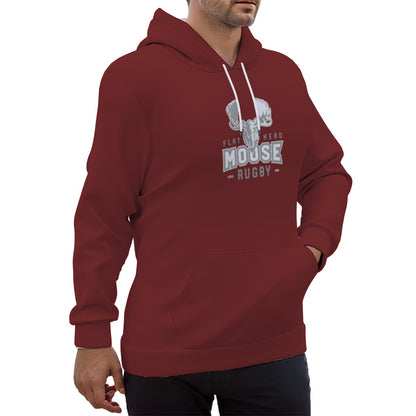 Flathead Moose Rugby Eco-friendly Unisex Pullover Hoodie