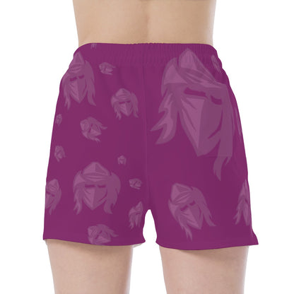 Rowdy Ruckers Women's Wide Waistband Sport Shorts