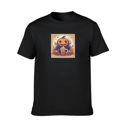 Customizable Halloween Men's O-neck Short Sleeve T-Shirt | 180GSM Cotton
