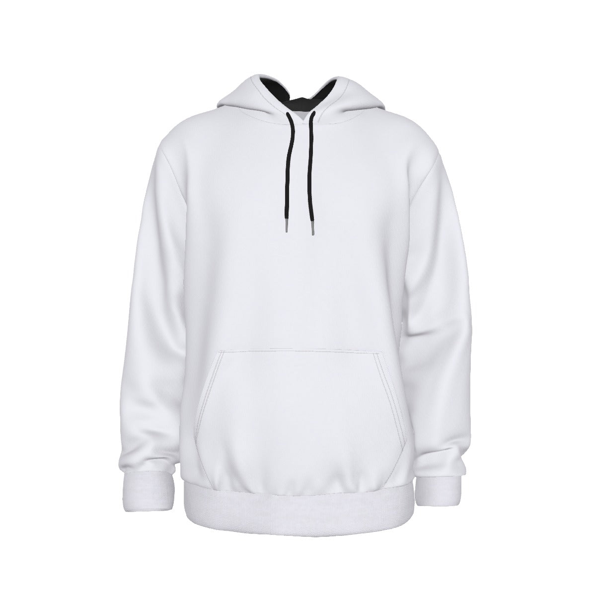 White Men's Pullover Hoodie