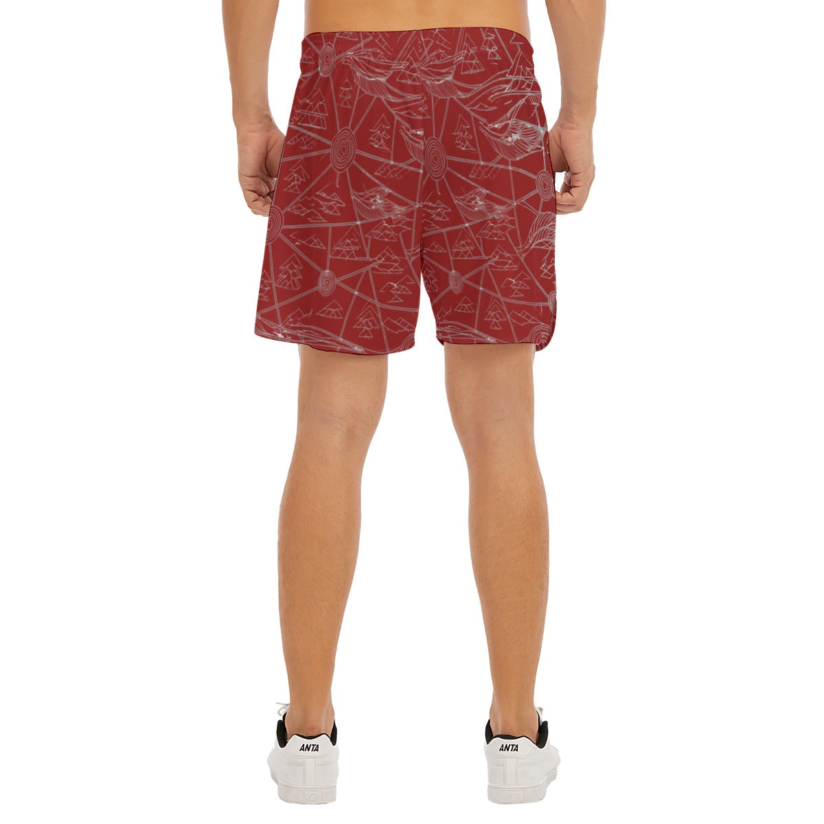 Men's Side Split Running Sport Shorts