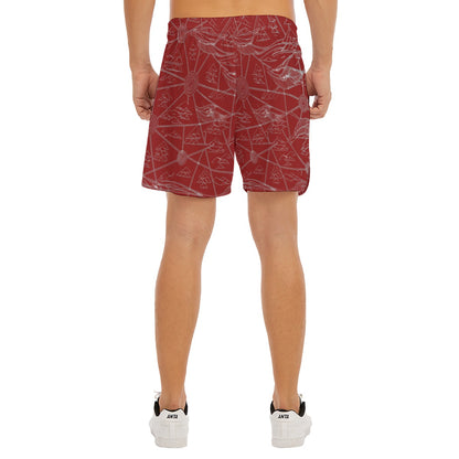 Men's Side Split Running Sport Shorts