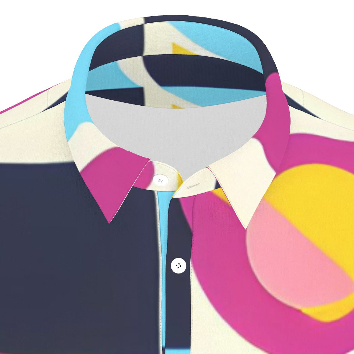 Geometric Jazz Stretch Polo Shirt
