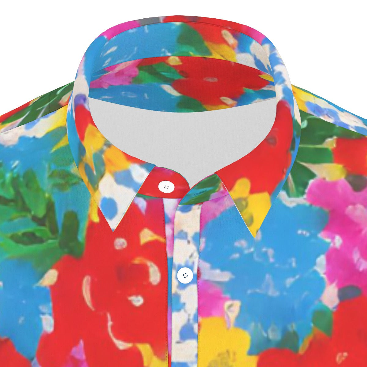 Summer Garden Party Stretch Polo Shirt