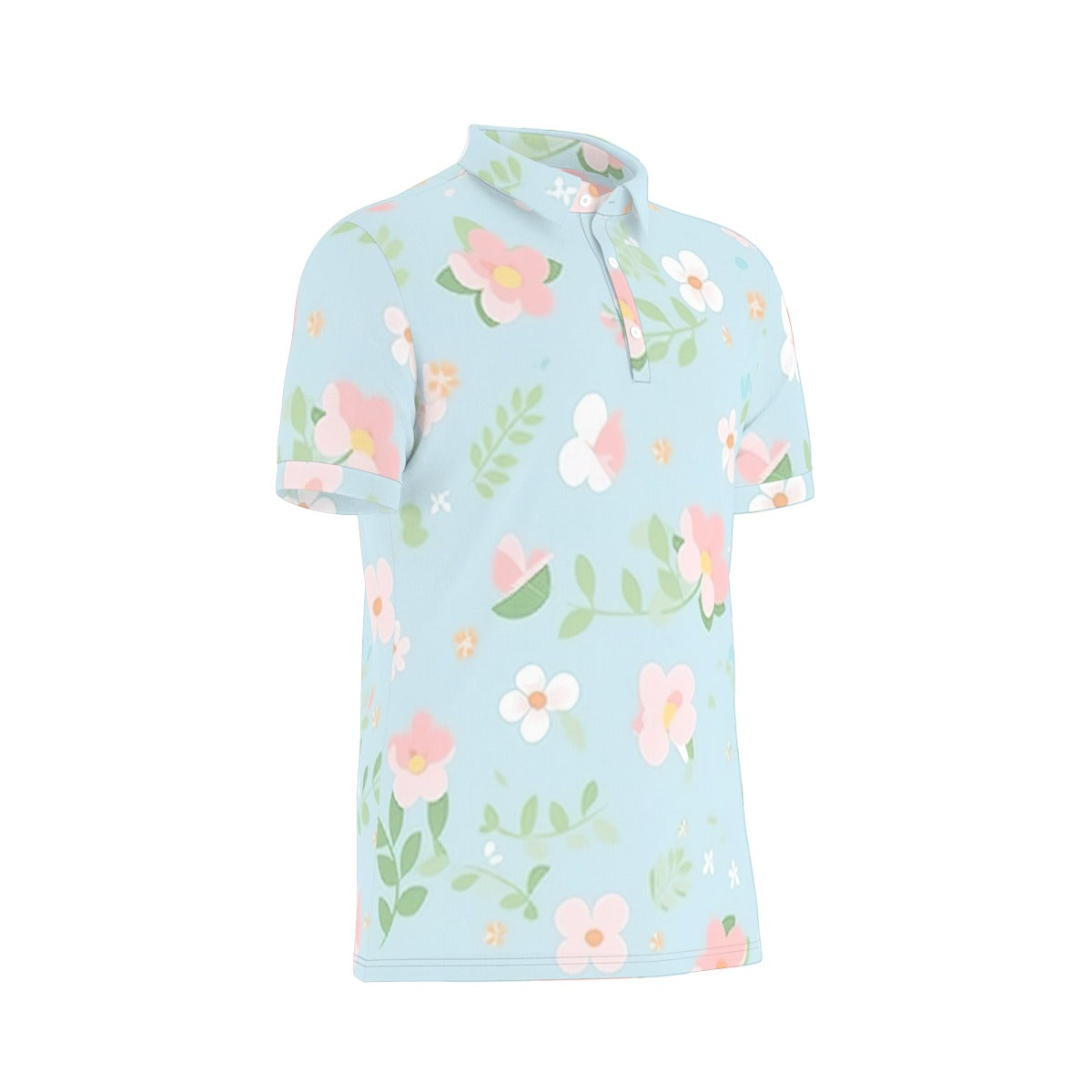Springtime Serenade Stretch Polo Shirt