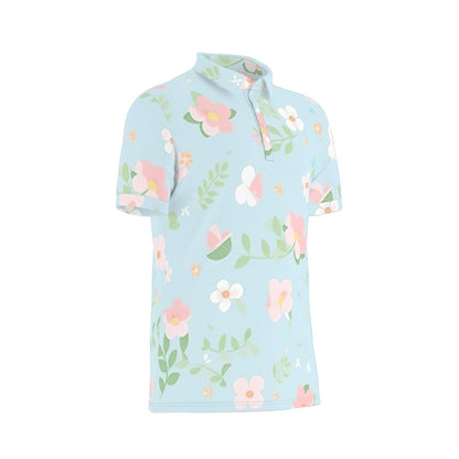Springtime Serenade Stretch Polo Shirt
