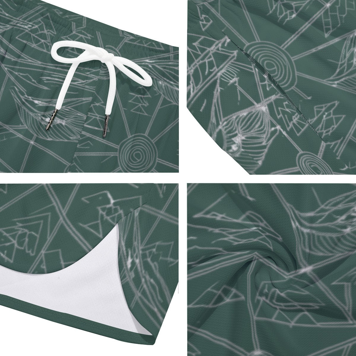 Men's Side Split Running Sport Shorts